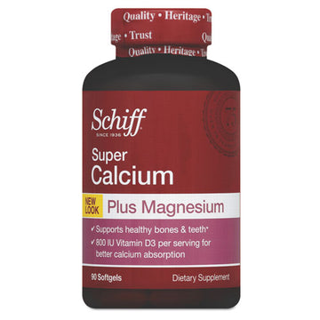 Schiff® Super Calcium Plus Magnesium With Vitamin D Softgel, 90 Count freeshipping - TVN Wholesale